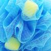 VINTORKY Heart-Shaped Shower Sponge Balls, 4-Pack view 3