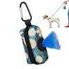 Printed Dog Waste Bag Dispenser and Bags view 1