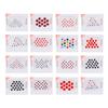 KULIA Chestnut Brown Bindi Forehead Stickers, Round Dot Mix, Large Wedding Tikka, 10 Packs view 1