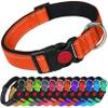 LARRYROO Reflective Nylon Dog Collar view 1