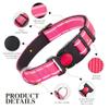 LARRYROO Reflective Nylon Dog Collar view 4