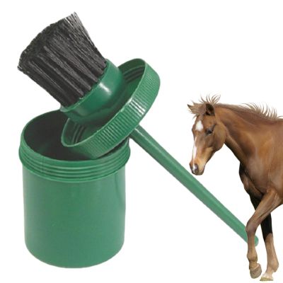Horse Hoof Brush with Oil | Moisturizing Hoof Care