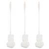COLLBATH 3-Piece Sponge Milk Bottle Brush Set, 360-Degree Cleaning, PP and EVA, Portable Brushes for Cups and Teapots view 1