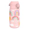 ion8 Kids Water Bottle, Lightweight Stainless Steel, 400 ml, Non-Insulated, Leakproof, Rainbow view 1