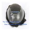 Men's Remy Human Hair Toupee with Swiss Lace view 3