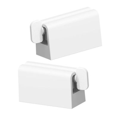 FRCOLOR Automatic Toothpaste Dispenser, 2-Piece Set, White, Compact Size