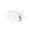 FRCOLOR Automatic Toothpaste Dispenser, 2-Piece Set, White, Compact Size view 3