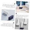 FRCOLOR Automatic Toothpaste Dispenser, 2-Piece Set, White, Compact Size view 4