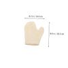 Exfoliating Body Gloves, 2-Pack, Sisal, White, for Shower view 2