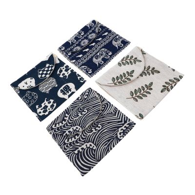 TOVINANNA 4-Pack Menstrual Pad Storage Bags for Women