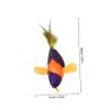 Happyyami Automatic Catnip Chirping Bird Toy for Cats, Polyester view 2