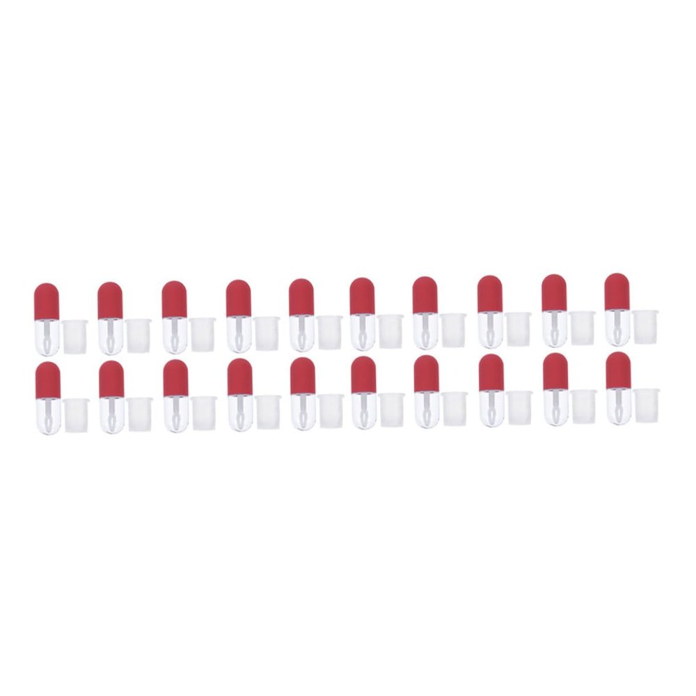 KAILIKETIY 20 Lip Gloss Tubes, 4.5 mL Plastic Empty Containers for DIY Lipstick and Lip Balm
