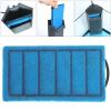 Happyyami 3-Piece Carbon Pads for Aquarium Filters, Pumps and Ponds, Blue Sponge Covers view 2