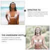 HAPINARY Breathable Reusable Underarm Sweat Pad Vests for Women view 4