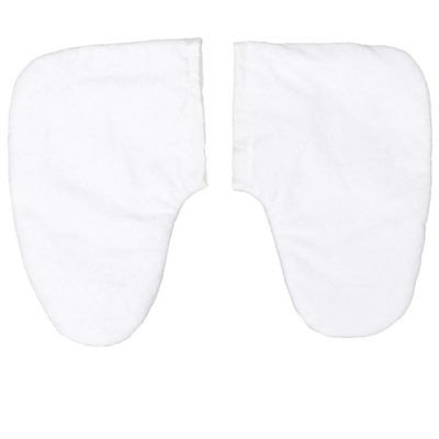 Paraffin Wax Hand Glove Set with Cotton Foot Covers, White