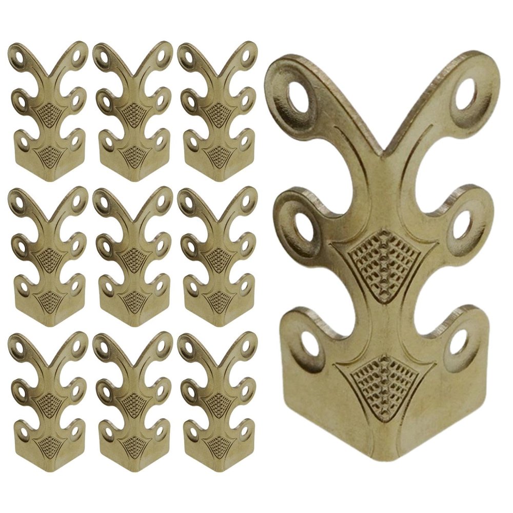 Brass Corner Protectors for Baseboards and Furniture