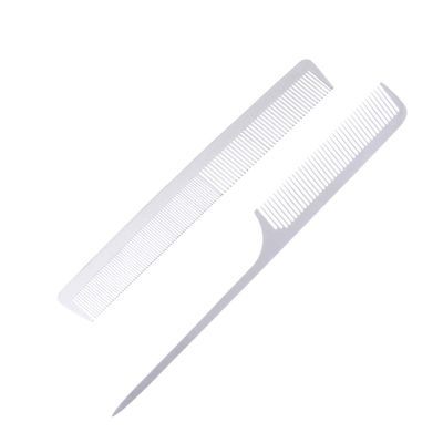 Stainless Steel Hair Comb for Professional Salon Hair Cutting