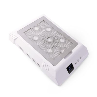EDEDE Cordless 85 W Nail Dust Collector, 3,500 RPM, White