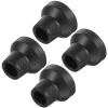 HAPINARY Rubber Crutch Tips for Walking Sticks and Trekking Poles - 4 Pack view 1