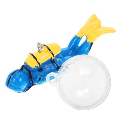 Yardwe Floating Diver Figure for Aquariums