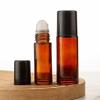 SquarezhenBo 2-Pack 50 ml Brown Glass Roller Bottles view 1