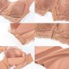 Women's Front-Closure Lace Bustier, Wire-Free Push-Up Soft Bra view 4