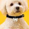 Dog Collar with Soft Bow Tie view 3