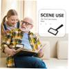 SOESFOUFU 2-Piece Rectangular Magnifying Glass, Handheld Magnifier for Reading, Seniors, Books, Newspapers, Jewelry, and Print view 3