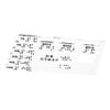 Hoement Acrylic Braille Currency Identification Card for Blind People view 1