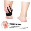 Heel Cushions for Heel Pain, 3 Pairs, Black, L view 4