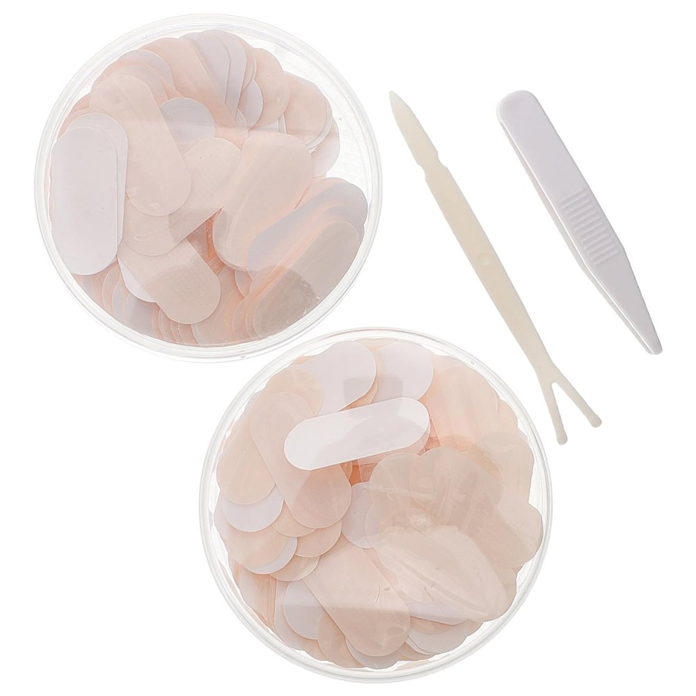Invisible Double Eyelid Stickers for Hooded Eyes, 300 Pieces, Beige