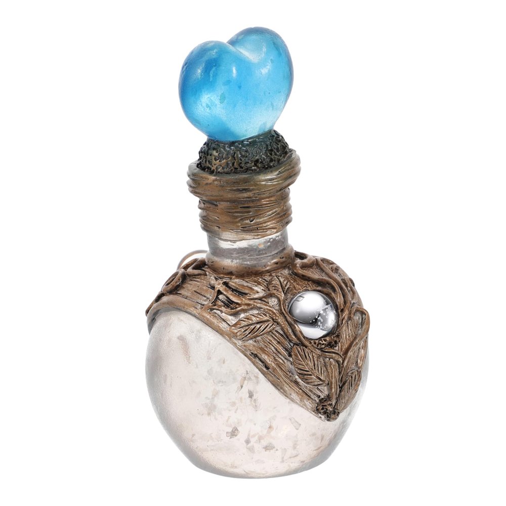 FUNOMOCYA Resin Mermaid Perfume Bottle, Glossy Tabletop Decor Figurine for Bedroom and Living Room, 1 Piece