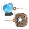 FUNOMOCYA Resin Mermaid Perfume Bottle, Glossy Tabletop Decor Figurine for Bedroom and Living Room, 1 Piece view 3