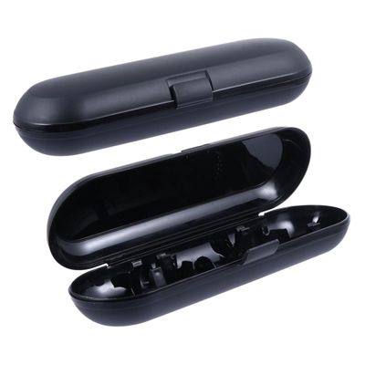 ORFOFE 2-Pack Travel Cases for Electric Toothbrushes, PP, Black