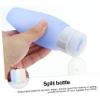 3-Pack 90 mL Silicone Travel Bottles for Toiletries and Shampoo view 3