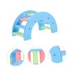 COLLBATH Small Pet Cage Climbing Bridge and Ladder view 2