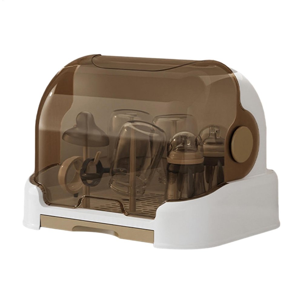 Baby Bottle Storage Box with Removable Drip Tray