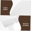 Silicone Hair Highlighting Caps, 2-Pack with Drawstrings, Pink view 2