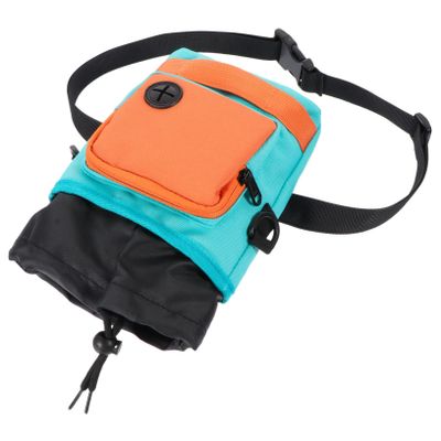 COLLBATH Adjustable Dog Treat Bag with Waste-Bag Dispenser
