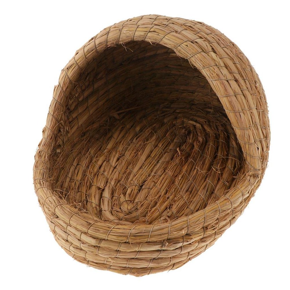 Suammiitstrieadea Handwoven Grass and Straw Pet Nest