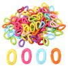 Plastic Bird C Clips Hook Chain Connectors DIY Parrot Toy 100pcs view 3