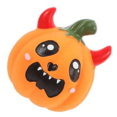 Sosoport Latex Pumpkin-Shaped Squeaky Toy for Dogs and Puppies