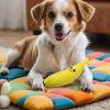 Banana Dog Toy - Puppy Chew Toy view 3
