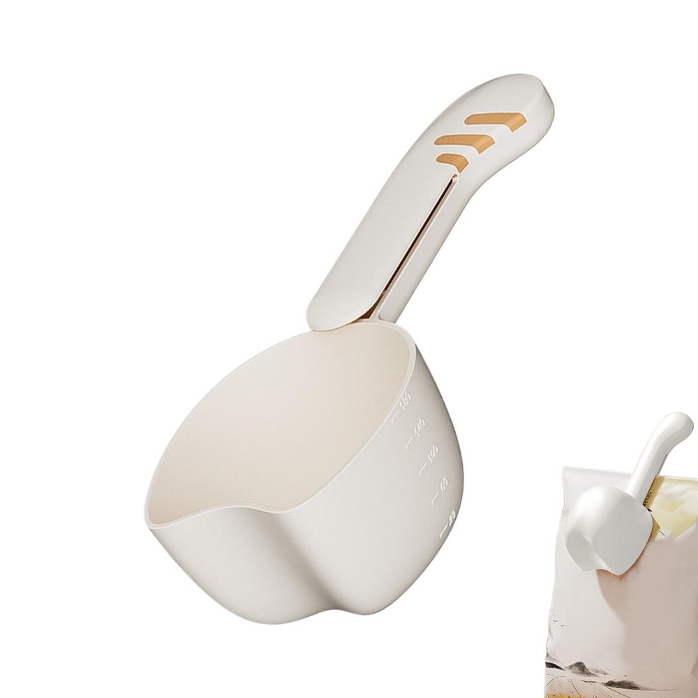 Scoop Dog Food - Rice Measuring Spoon with Pocket Clip