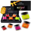 Hallingers Genuss Manufaktur Spice Christmas Gift Set – 5 World Spices in Gift Box with Recipe Booklet “Happy New Year Color” view 1