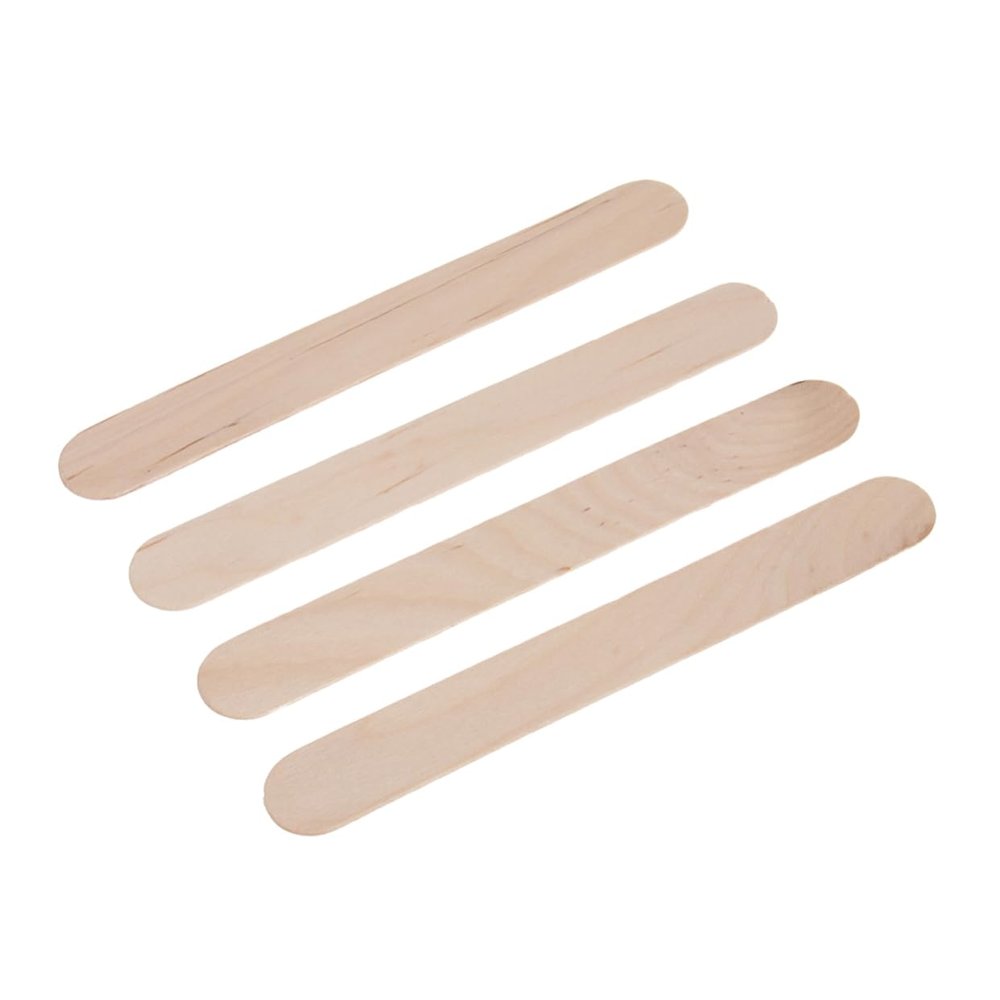 Wooden Wax Spatulas for Hair Removal at Home and in Salons