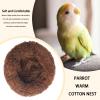 Cotton Bird Nest - Coconut Shell Nesting Mat view 3