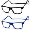 NEW VISION NV2904 Reading Glasses with Magnetic Closure, 2-Pack, for Women and Men (C6+C7, 2.5x) view 1