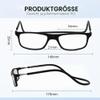 NEW VISION NV2904 Reading Glasses with Magnetic Closure, 2-Pack, for Women and Men (C6+C7, 2.5x) view 2