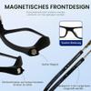 NEW VISION NV2904 Reading Glasses with Magnetic Closure, 2-Pack, for Women and Men (C6+C7, 2.5x) view 3